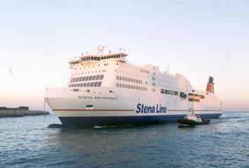 현대중공업의 여객선 첫 호선 '스태나 브리태니커'호.