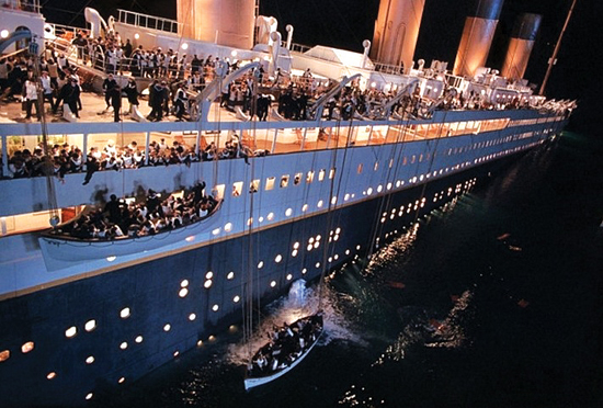 영화 타이타닉의 한 장면