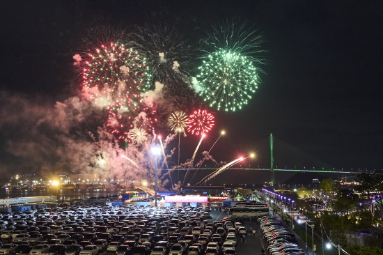 부산항 축제 개막식 불꽃축제