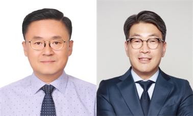 (왼쪽부터) 김대헌 연구본부장, 최원준 경영본부장